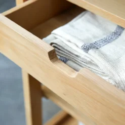 Adel - Armoire De Rangement En Chêne Massif -Homezia Soldes Boutique 1200 1200 armoire de rangement en chene massif adel 7