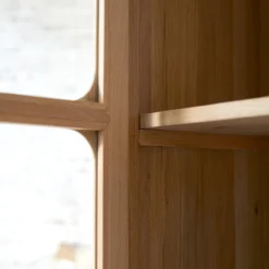 Marthe - Armoire De Rangement En Chêne Massif -Homezia Soldes Boutique 1200 1200 armoire de rangement en chene massif marthe 5