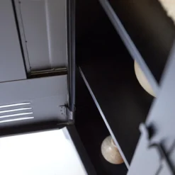 Industriel - Armoire De Rangement En Métal -Homezia Soldes Boutique 1200 1200 armoire de rangement en metal industriel 6