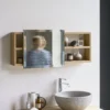 Typo - Armoire De Toilette En Teck Massif