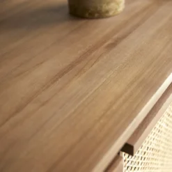 Roots - Armoire En Teck Massif Recyclé Et Cannage -Homezia Soldes Boutique 1200 1200 armoire en teck massif et cannage roots 2