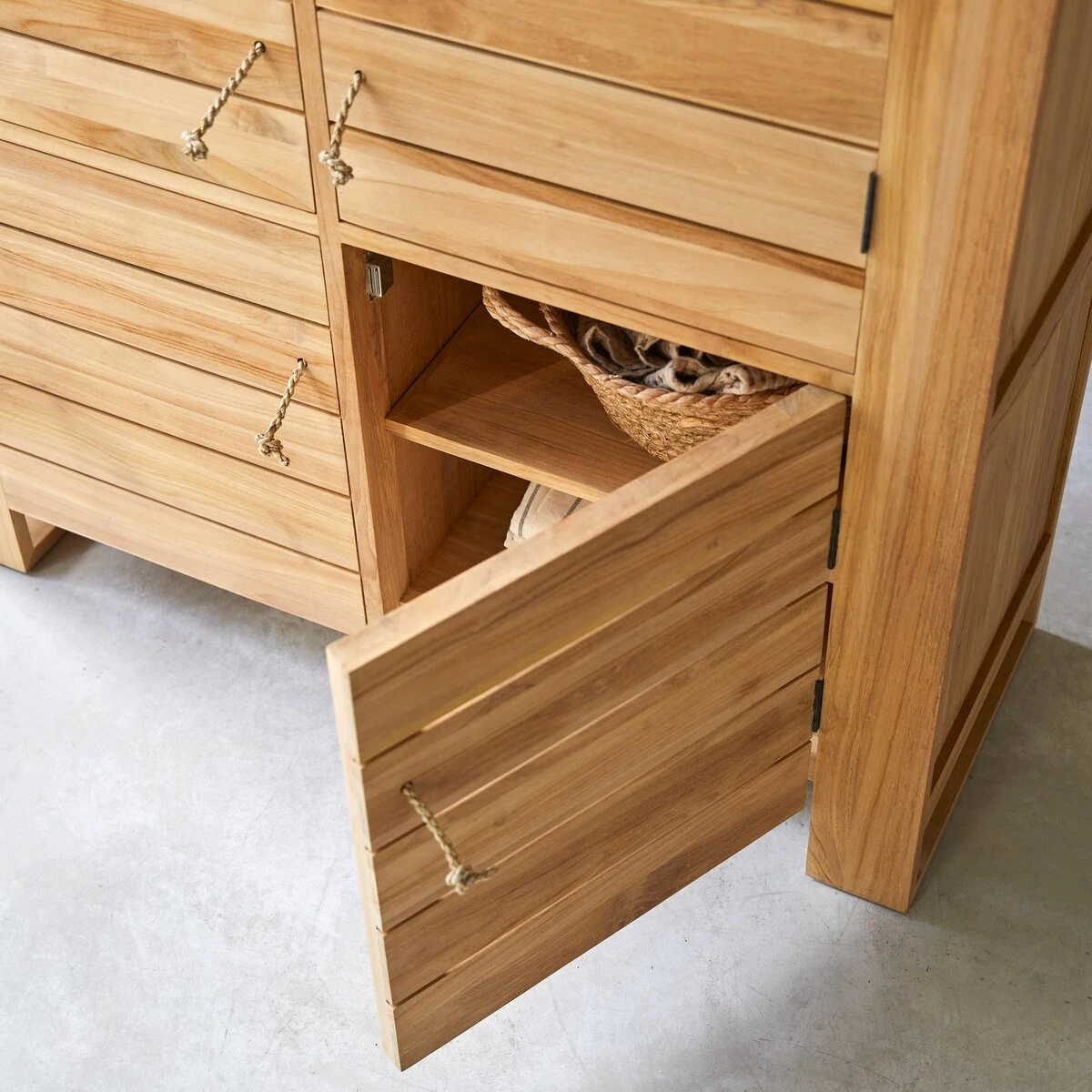 Minimalys - Armoire En Teck Massif 6 Minimalys - Armoire En Teck Massif – Image 6