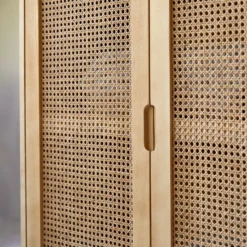 Luis - Armoire Enfant En Orme Massif Et Cannage -Homezia Soldes Boutique 1200 1200 armoire enfant en orme massif et cannage luis 2