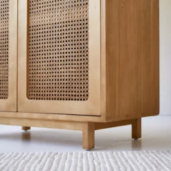 Luis - Armoire Enfant En Orme Massif Et Cannage -Homezia Soldes Boutique 1200 1200 armoire enfant en orme massif et cannage luis 4