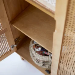 Luis - Armoire Enfant En Orme Massif Et Cannage -Homezia Soldes Boutique 1200 1200 armoire enfant en orme massif et cannage luis 7