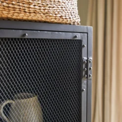 Alma - Armoire Grillagée En Métal -Homezia Soldes Boutique 1200 1200 armoire grillagee en metal alma 2