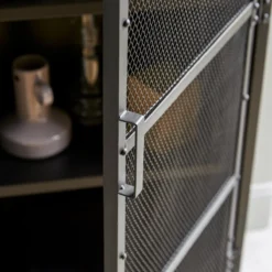 Alma - Armoire Grillagée En Métal -Homezia Soldes Boutique 1200 1200 armoire grillagee en metal alma 4