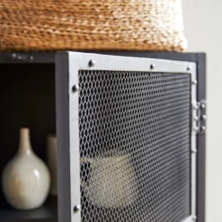 Alma - Armoire Grillagée En Métal -Homezia Soldes Boutique 1200 1200 armoire grillagee en metal alma 6