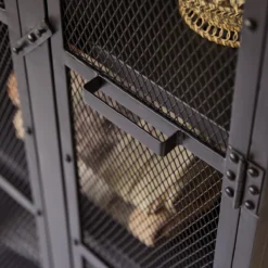 Cléo - Armoire Grillagée Enfant En Métal -Homezia Soldes Boutique 1200 1200 armoire grillagee enfant en metal cleo 2