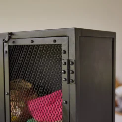 Cléo - Armoire Grillagée Enfant En Métal -Homezia Soldes Boutique 1200 1200 armoire grillagee enfant en metal cleo 5