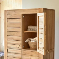 Minimalys - Armoire Penderie En Teck Massif 11 Minimalys - Armoire Penderie En Teck Massif -Homezia Soldes Boutique 1200 1200 armoire penderie en teck massif minimalys 5