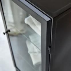 Lison - Armoire Vitrée En Métal -Homezia Soldes Boutique 1200 1200 armoire vitree en metal lison 2