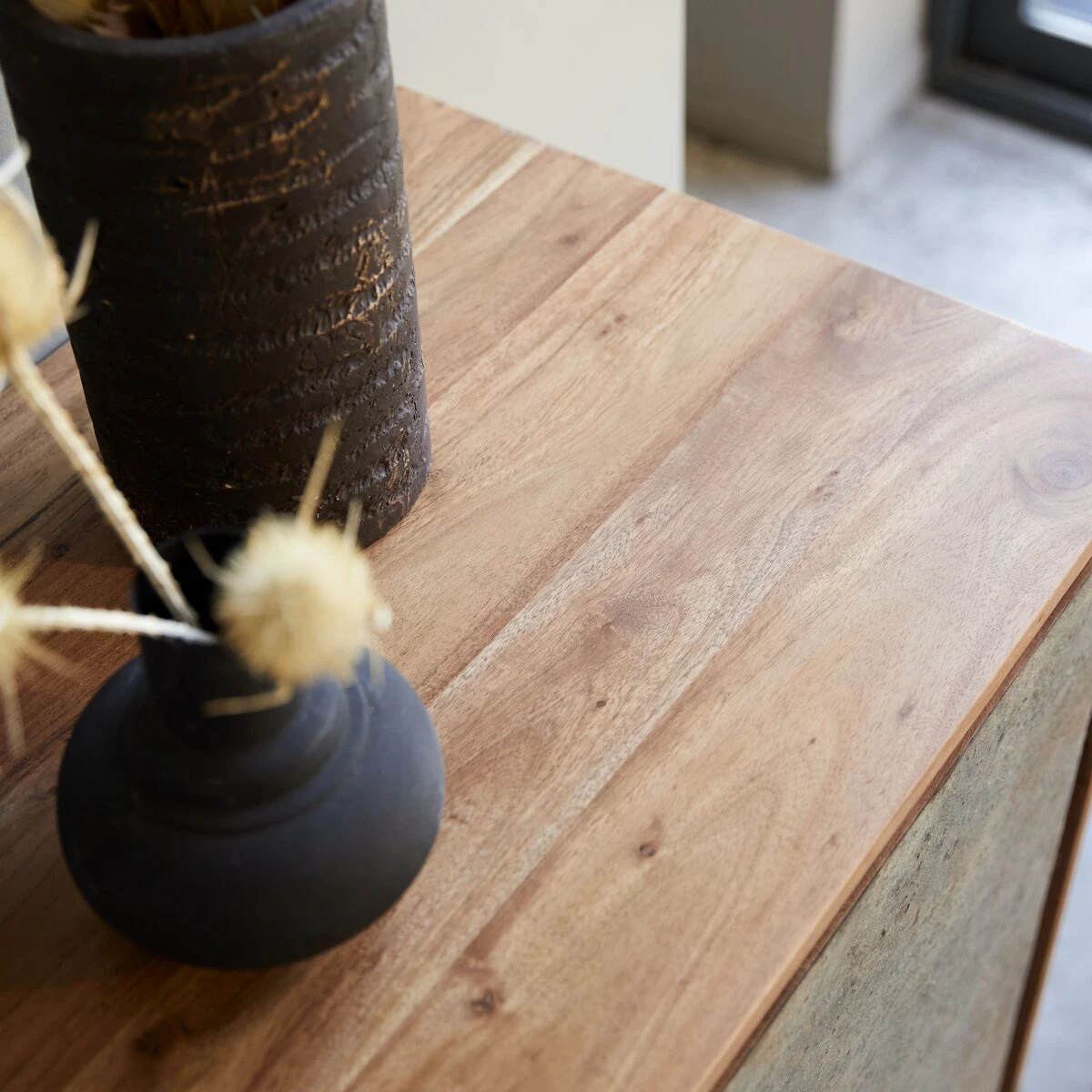 Temis - Bahut Bar En Acacia 90 Cm 3 Temis - Bahut Bar En Acacia 90 Cm – Image 3