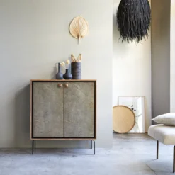 Temis - Bahut Bar En Acacia 90 Cm