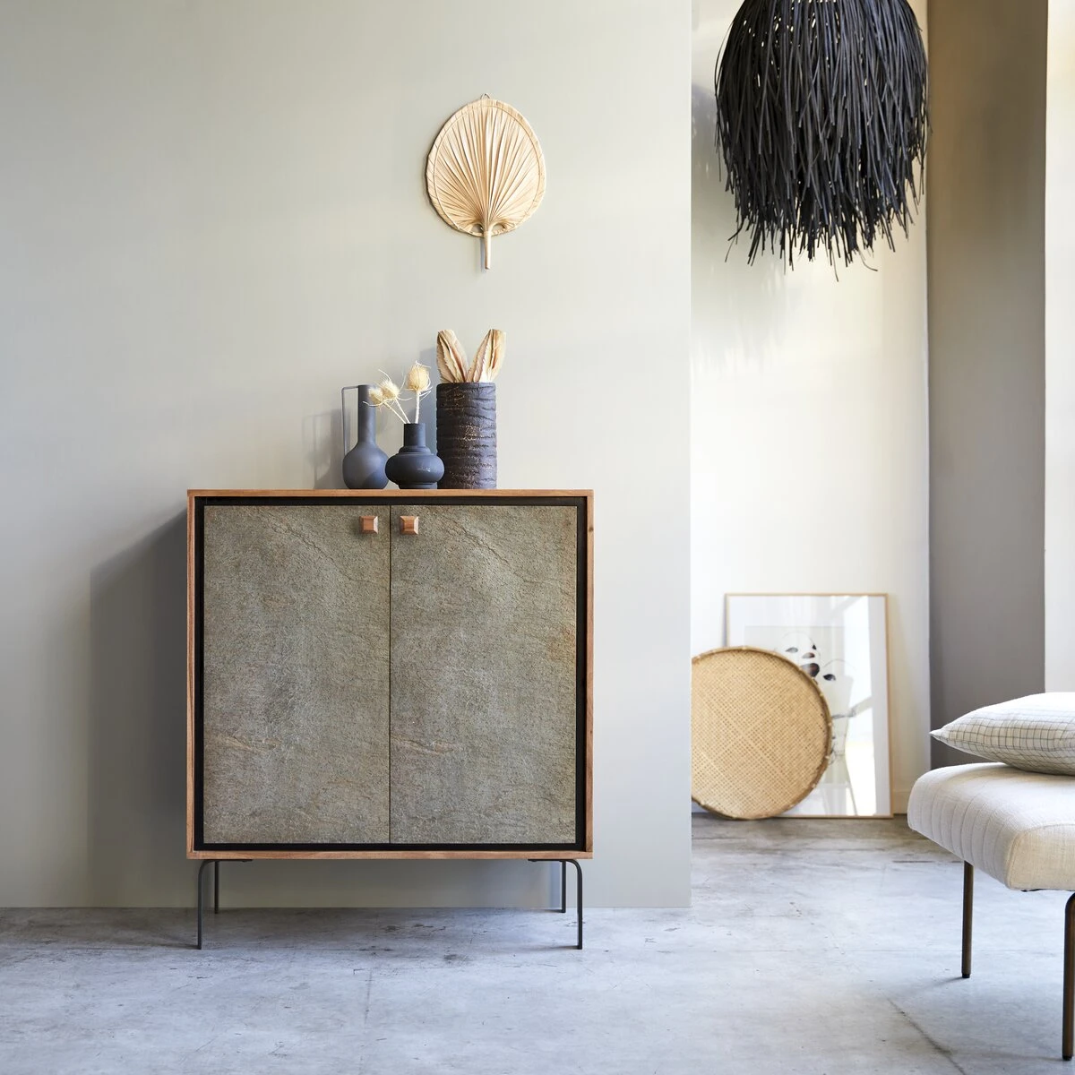 Temis - Bahut Bar En Acacia 90 Cm 1 Temis - Bahut Bar En Acacia 90 Cm