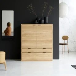 Senson - Bahut En Chêne Massif 110 Cm