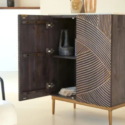 Bilal - Bahut En Manguier Massif Et Terrazzo 80 Cm 8 Bilal - Bahut En Manguier Massif Et Terrazzo 80 Cm -Homezia Soldes Boutique 1200 1200 bahut en manguier massif et terrazzo bilal 80 cm 2