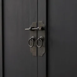 Thaki Black - Bahut En Pin Massif 80 Cm -Homezia Soldes Boutique 1200 1200 bahut en pin thaki black 80 cm 5