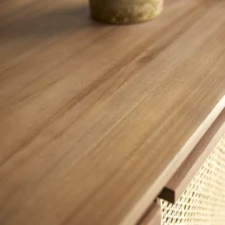 Roots - Bahut En Teck Massif Recyclé Et Cannage 105 Cm -Homezia Soldes Boutique 1200 1200 bahut en teck massif et cannage roots 105 cm 4