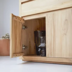 Paulo - Bahut En Teck Massif 80 Cm -Homezia Soldes Boutique 1200 1200 bahut en teck massif paulo 80 cm 5