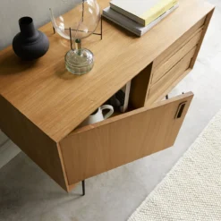 Simen - Bahut En Teck 100 Cm -Homezia Soldes Boutique 1200 1200 bahut en teck simen 100 cm 6