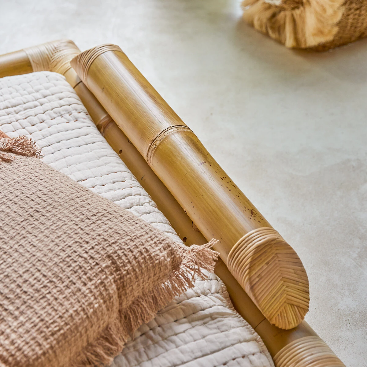 Balyss - Lit Futon Enfant En Bambou 90x190 Cm 2 Balyss - Lit Futon Enfant En Bambou 90x190 Cm â Image 2