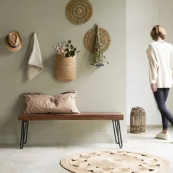 Helga - Banc En Palissandre Massif 135 Cm