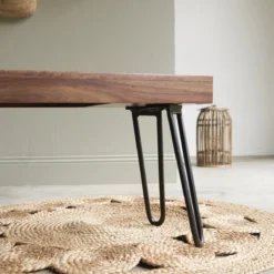 Helga - Banc En Palissandre Massif 135 Cm -Homezia Soldes Boutique 1200 1200 banc en palissandre massif helga 135 cm 5