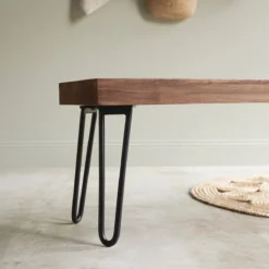 Helga - Banc En Palissandre Massif 135 Cm -Homezia Soldes Boutique 1200 1200 banc en palissandre massif helga 135 cm 6