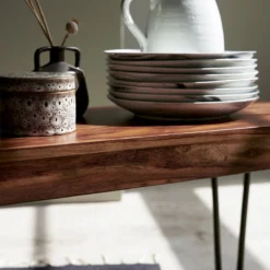 Helga - Banc En Palissandre Massif 180 Cm -Homezia Soldes Boutique 1200 1200 banc en palissandre massif helga 180 cm 4