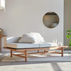 Fado - Banquette En Teck Massif 2 Places -Homezia Soldes Boutique 1200 1200 banquette en teck massif fado 2 places 4