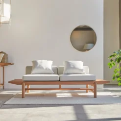 Fado - Banquette En Teck Massif 2 Places -Homezia Soldes Boutique 1200 1200 banquette en teck massif fado 2 places 5