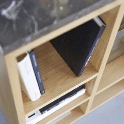 Eyota - Bibliothèque Basse En Chêne 7 Eyota - Bibliothèque Basse En Chêne -Homezia Soldes Boutique 1200 1200 bibliotheque basse eyota en chene 2