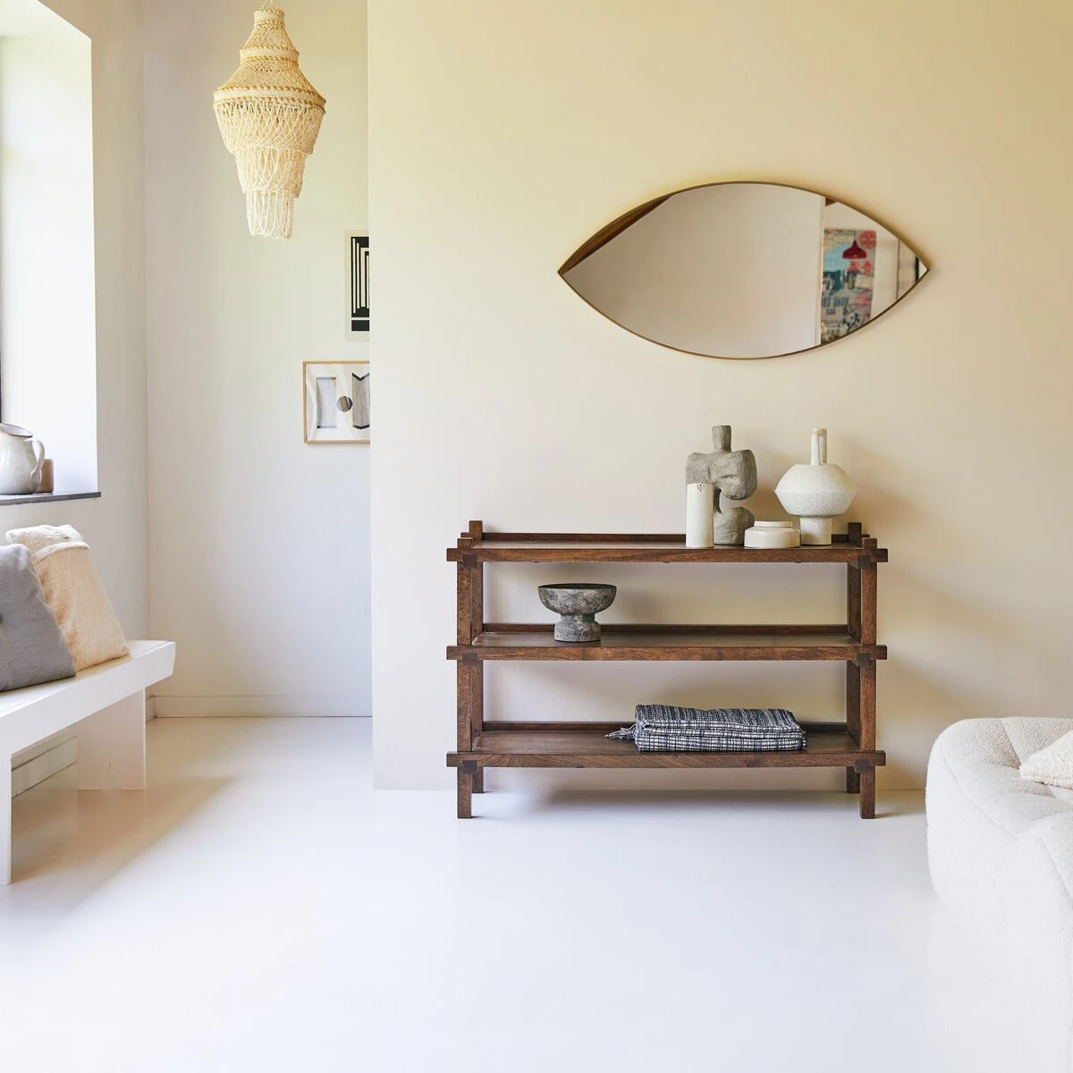 Arko - Bibliothèque En Manguier Massif 1 Arko - Bibliothèque En Manguier Massif