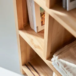 Coffee Tek - Bibliothèque En Teck Massif -Homezia Soldes Boutique 1200 1200 bibliotheque en teck massif coffee tek 5