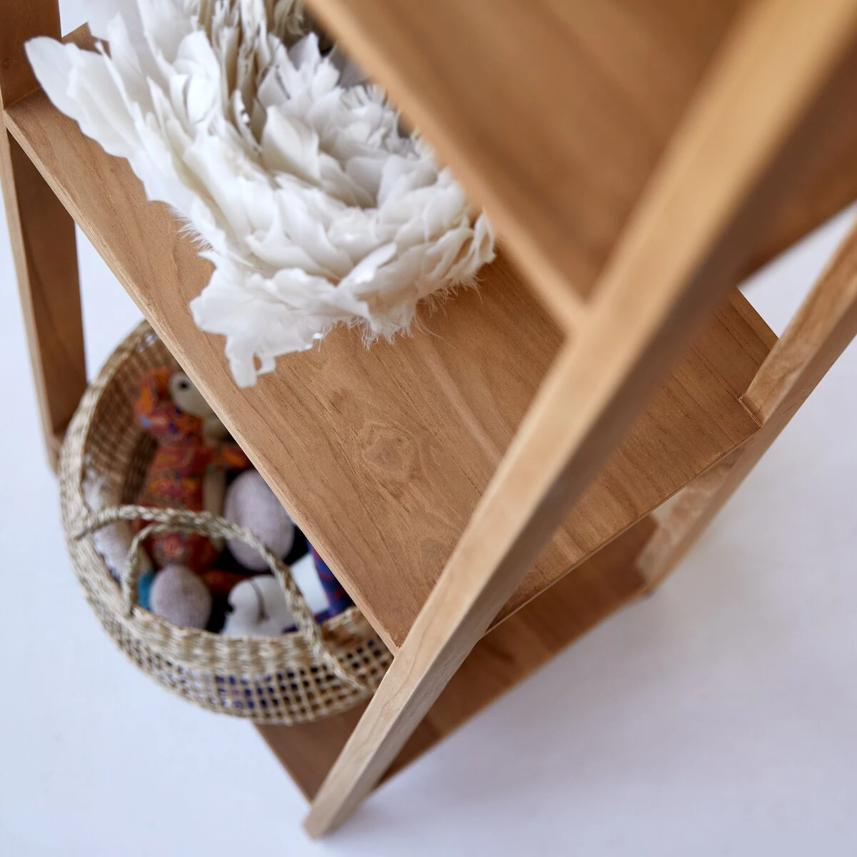 Bahya - Bibliothèque Enfant En Teck Massif 3 Bahya - Bibliothèque Enfant En Teck Massif – Image 3