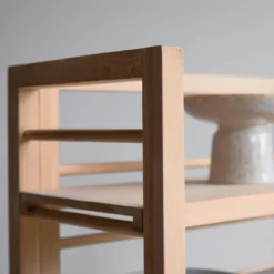 Sera - Bibliothèque Haute En Teck Massif -Homezia Soldes Boutique 1200 1200 bibliotheque haute en teck massif sera 4