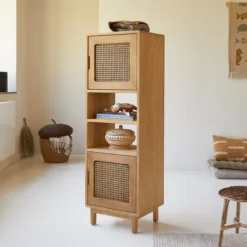 Luis - Bibliothèque Haute Enfant En Orme Et Cannage -Homezia Soldes Boutique 1200 1200 bibliotheque haute enfant en orme et cannage luis 3