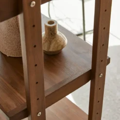 Wall - Bibliothèque Simple En Teck Massif Recyclé -Homezia Soldes Boutique 1200 1200 bibliotheque simple en teck massif wall 2