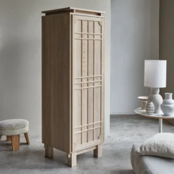 Bodi - Colonne De Rangement En Chêne Massif -Homezia Soldes Boutique 1200 1200 bodi colonne de rangement en chene massif 3