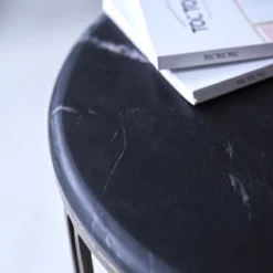 Simëon - Bout De Canapé En Métal Et Marbre -Homezia Soldes Boutique 1200 1200 bout de canape en metal et marbre simeon 3