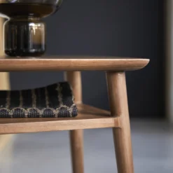 Vintage - Bout De Canapé En Teck Massif -Homezia Soldes Boutique 1200 1200 bout de canape en teck massif vintage 3