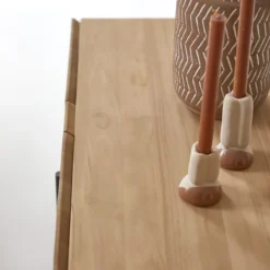 Honorine - Buffet Bas En Teck Massif 165 Cm -Homezia Soldes Boutique 1200 1200 buffet bas en teck massif honorine 165 cm 2