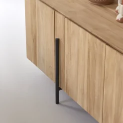 Honorine - Buffet Bas En Teck Massif 165 Cm -Homezia Soldes Boutique 1200 1200 buffet bas en teck massif honorine 165 cm 5