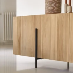 Honorine - Buffet Bas En Teck Massif 165 Cm -Homezia Soldes Boutique 1200 1200 buffet bas en teck massif honorine 165 cm 7