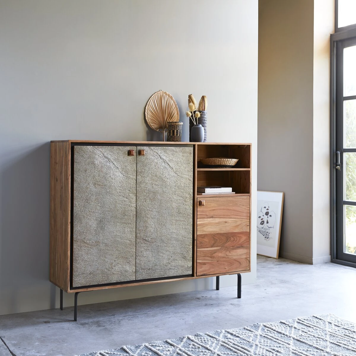 Temis - Buffet En Acacia 150 Cm 4 Temis - Buffet En Acacia 150 Cm – Image 4