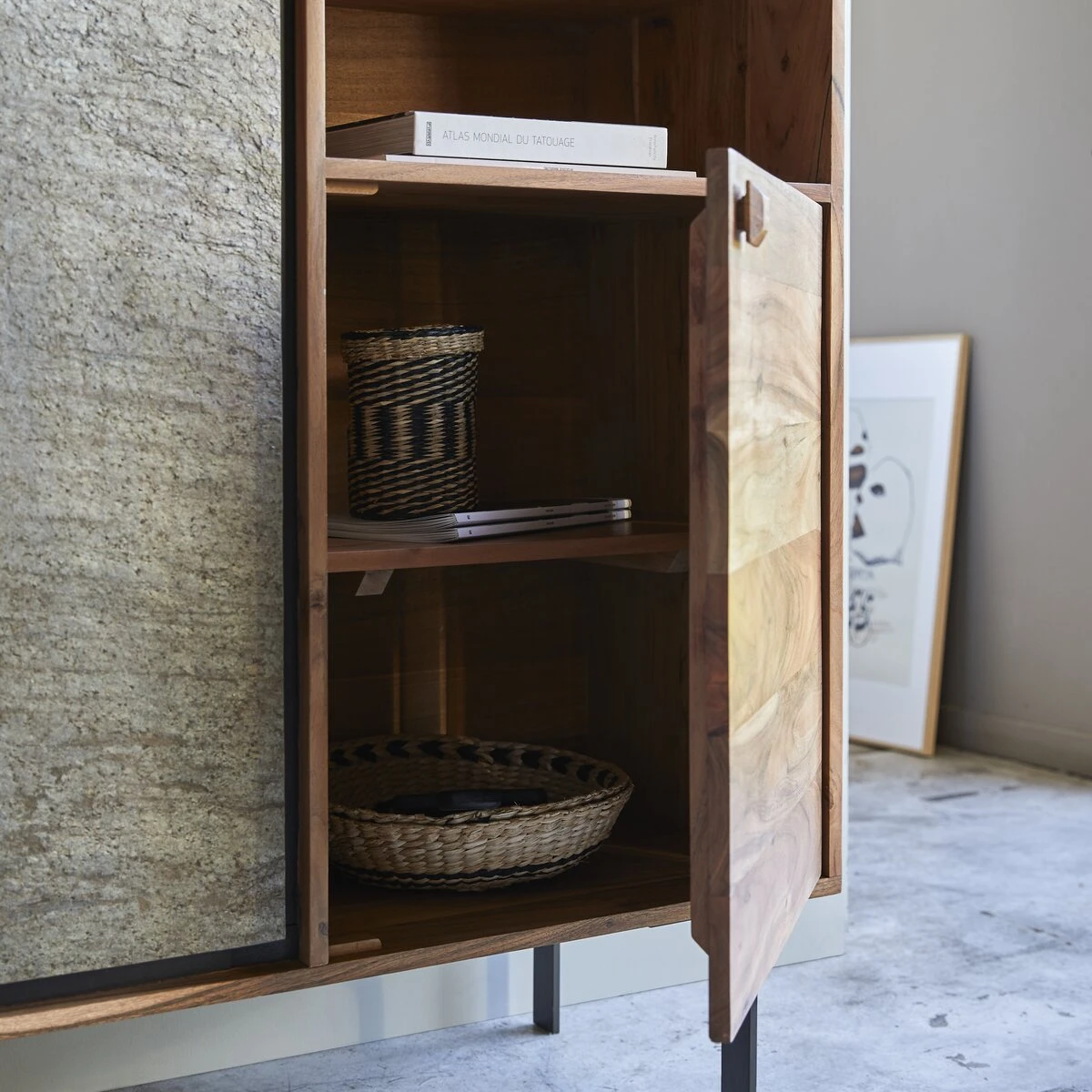 Temis - Buffet En Acacia 150 Cm 6 Temis - Buffet En Acacia 150 Cm – Image 6