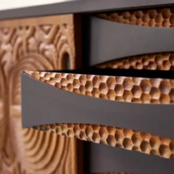 Frida - Buffet En Acajou Massif 205 Cm -Homezia Soldes Boutique 1200 1200 buffet en acajou massif frida 205 cm 7