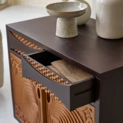 Frida - Buffet En Acajou Massif 93 Cm -Homezia Soldes Boutique 1200 1200 buffet en acajou massif frida 93 cm 5