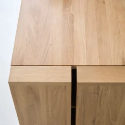 Eden - Buffet En Chêne Massif 160 Cm -Homezia Soldes Boutique 1200 1200 buffet en chene massif eden 160 cm 4